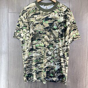 Nike Men's ACG DRI-FIT Leafcutter Crewneck Camo Tee Shirt Medium HJ0794-222